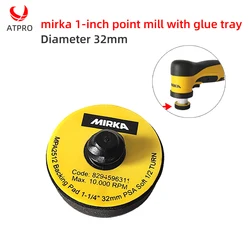 MIRKA 1-inch Point Mill Rubber Soft Tray Diameter 32MM Electric Polishing Machine Accessories Original Rubber Tray