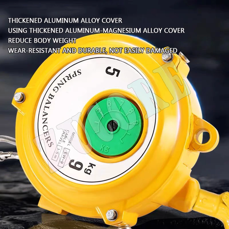 موازن الربيع ذاتي القفل 5-9 كجم، بكرة رفع الخطاف، موازن الرافعة