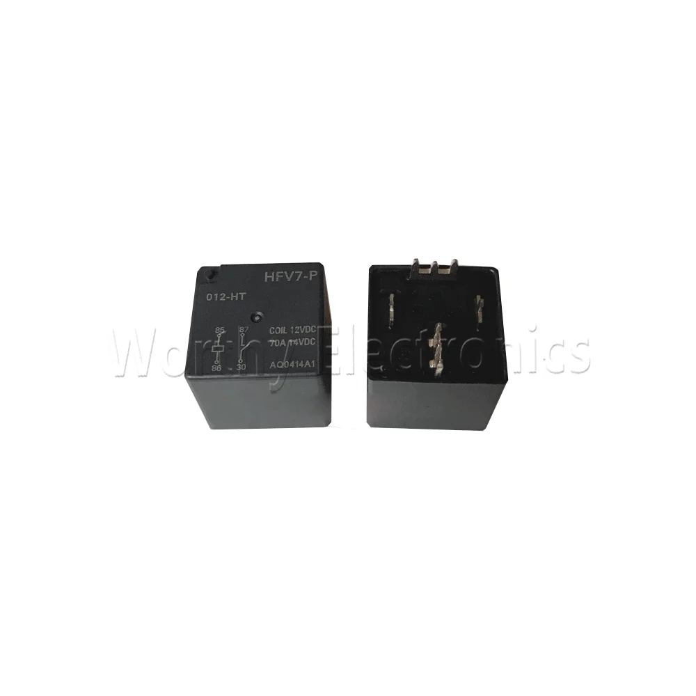 Free shipping 10PCS/LOT HFV7-P 12-HT 70A relay