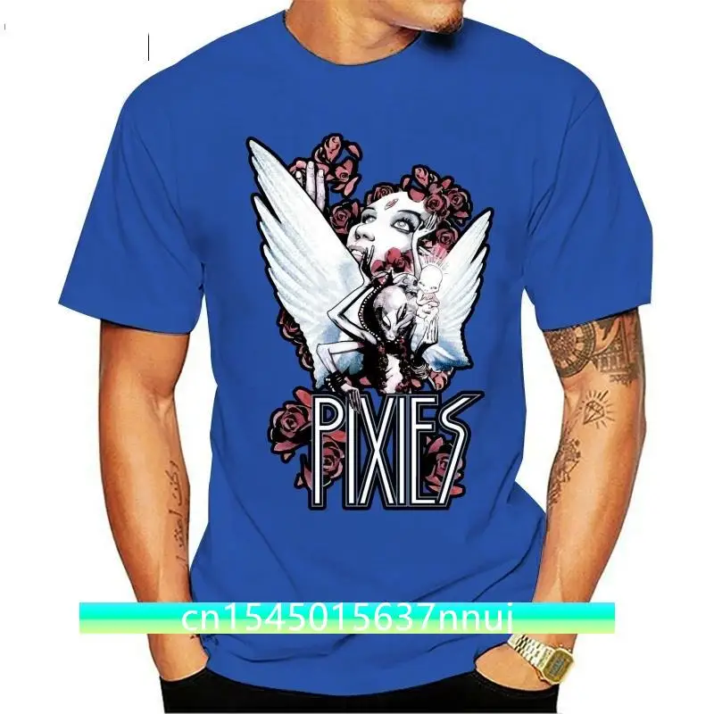 

Men T Shirt Pixies T-Shirt Angels and Black Roses tshirts Women T-Shirt