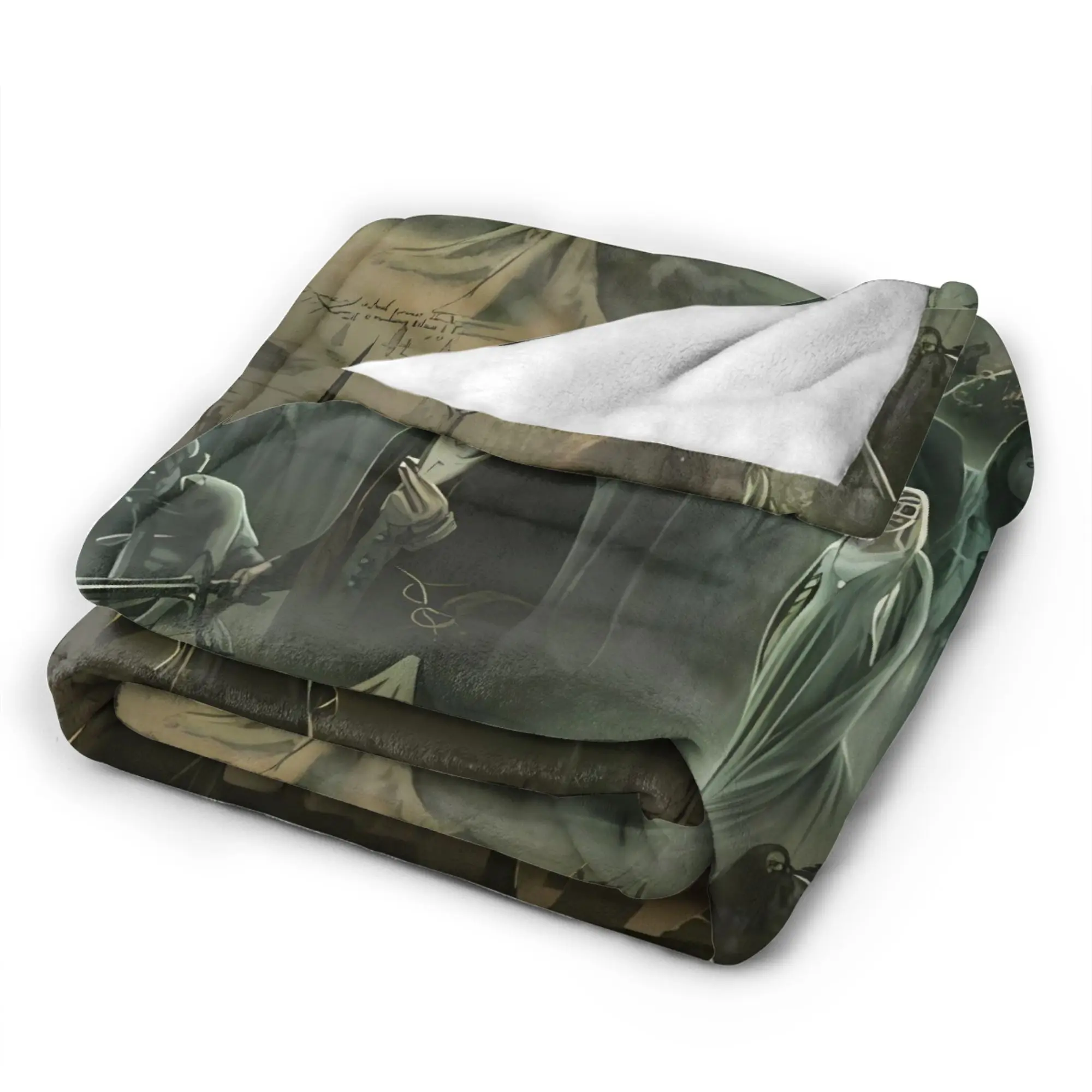 Game Blanket Soft Novelty Plush Bedding Throws For Outdoor Picnic Flannel Bedspread Bed Cover L-Lords Of The R-Rings