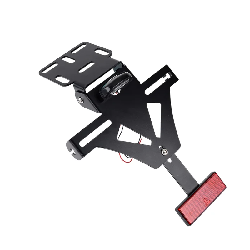 

Universal Motorcycle Adjustable Angle License Number Plate Frame Holder Bracket Motor Bike Parts