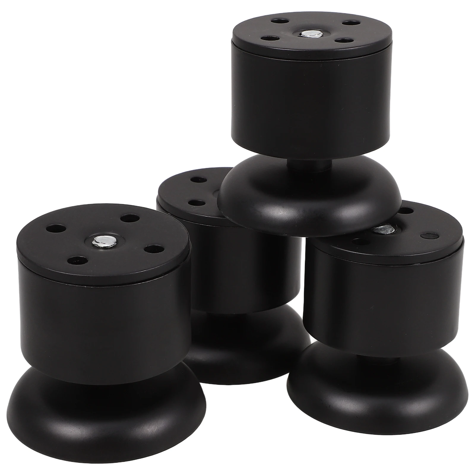 

4pcs Adjustable Metal niture Legs Stainless Steel Cabinet Feet Round For Cabinet Sofa Table Kitchen Home niture 6Cm Height