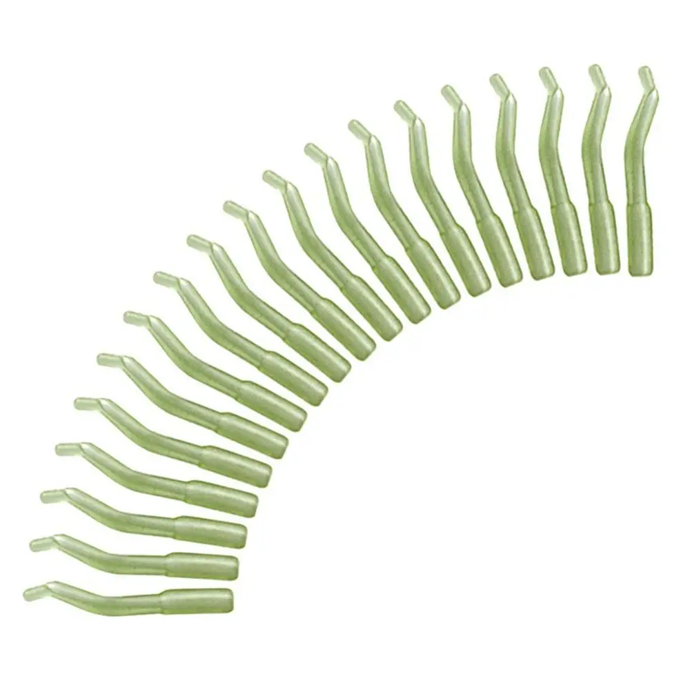 20/30/50Pcs 잉어 낚시 액세서리 낚시 용품 고무 헤어 리그 Anti Tangle Sleeves 포지셔너 라인 정렬 슬리브