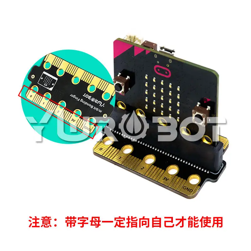 Adatto per scheda di sviluppo microbit scheda adattatore dito oro scheda di espansione Micro:bit