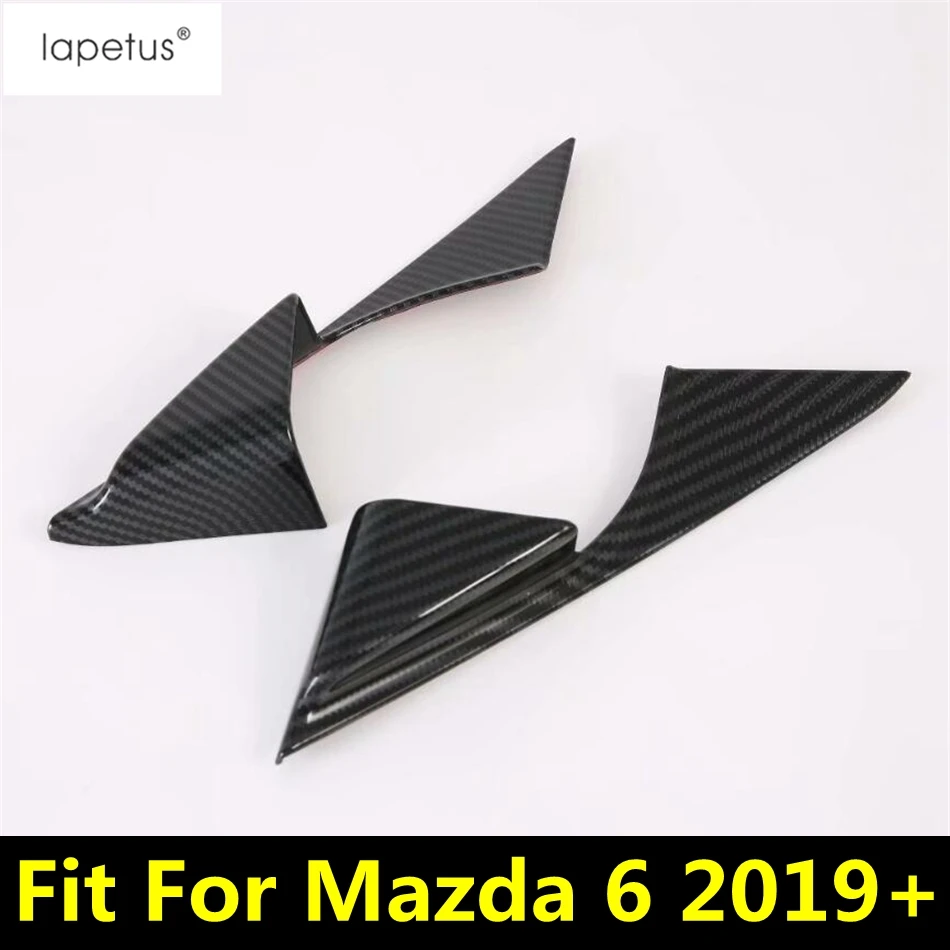 

Car Inner Window Front Pillar A Triangle Panel Decoration Cover Trim For Mazda 6 2019 - 2024 Carbon Fiber Accessories Interior