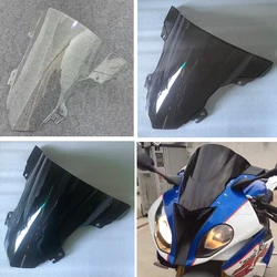 S1000RR Windscreen Windshield For 2015 2016 2017 2018 BMW S1000RR Wind Deflector Double Bubble S1000 RR Screen Black Transparent