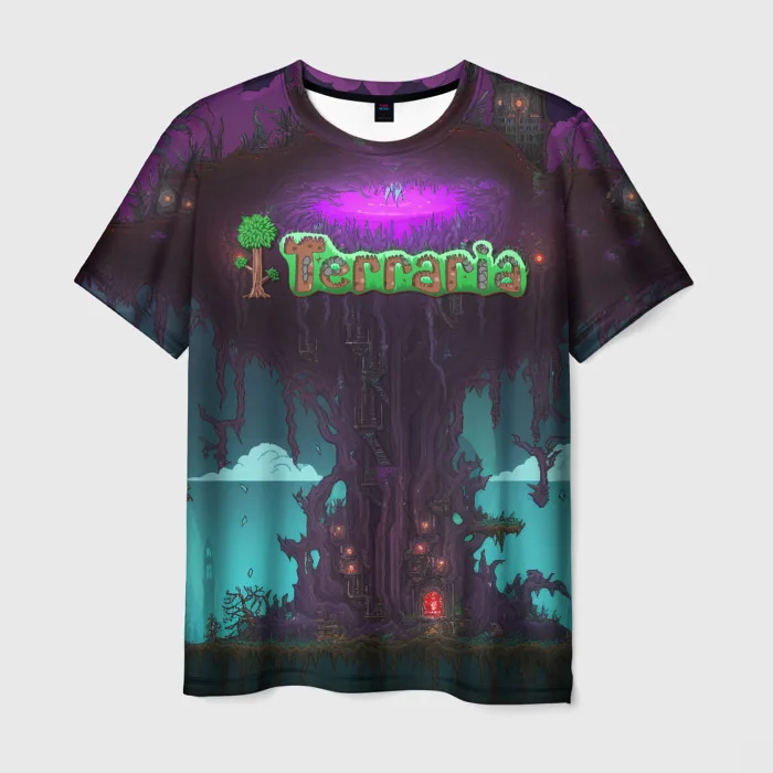 Sandbox Games Terraria T-shirt Male 3D Printed Men Women Short Sleeve T shirts Summer Fashion Popular Kid Tees y2K Tops Clothing