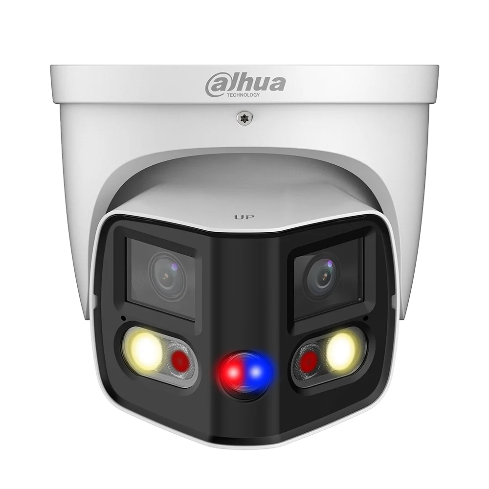 

Dahua IPC-PDW3849-A180-AS-PV 8MP 180° Panoramic POE Camera 2 way audio Color AI Human Vechile Detection Active Warning Outdoor