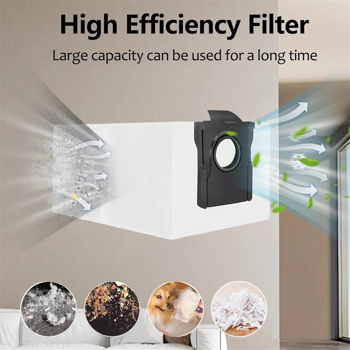 B26B For Dreame Mova E30 Ultra Robot Vacuum Cleaner Replacement Parts Kit Main Side Brush Hepa Filter Mop Cloth Dust Bags