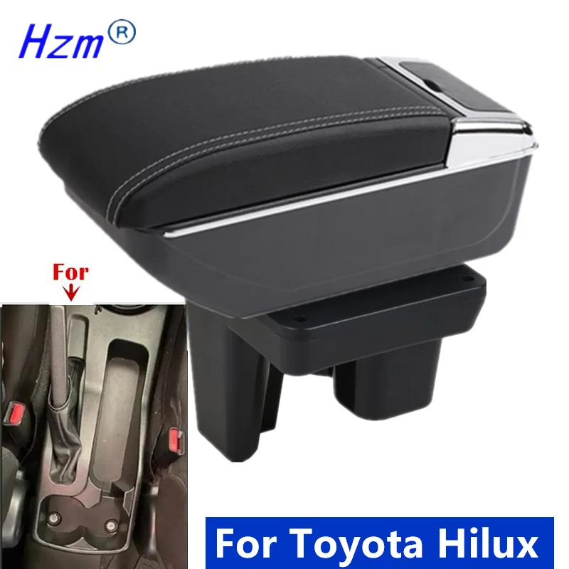 Car Armrest box For Toyota Hilux Armrest Box For Toyota Hilux Central Storage box Interior Retrofit Car Accessories