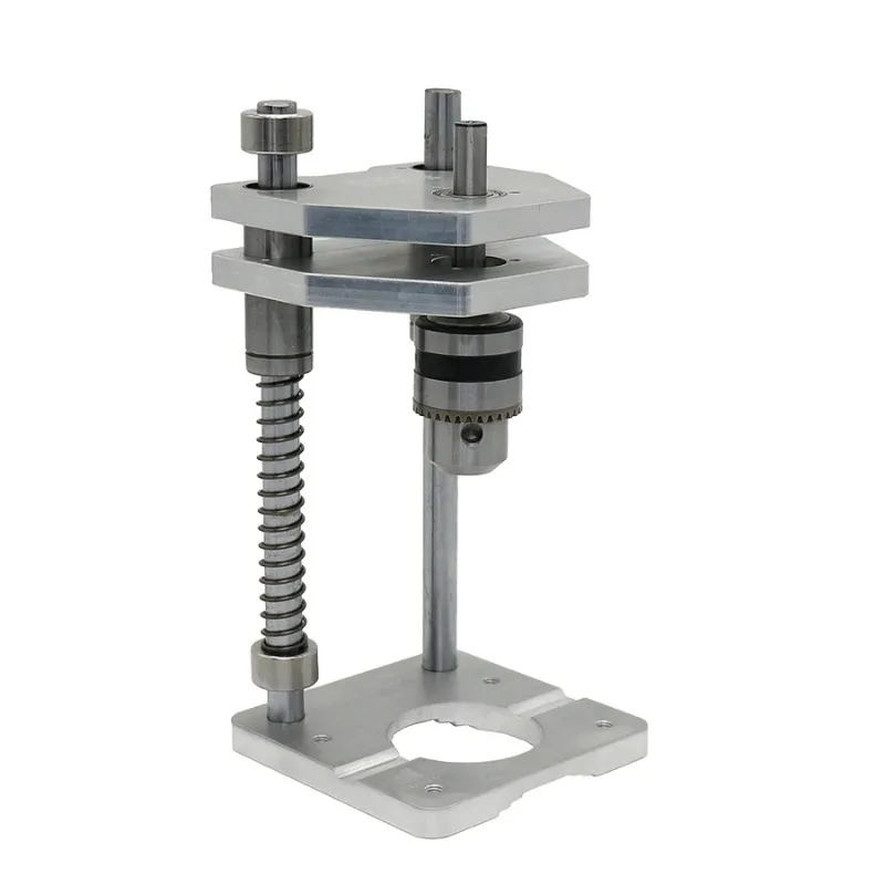 

Portable 1-piece woodworking precision drilling guide plate fixture, adjustable punch locator or straight hole drilling tool