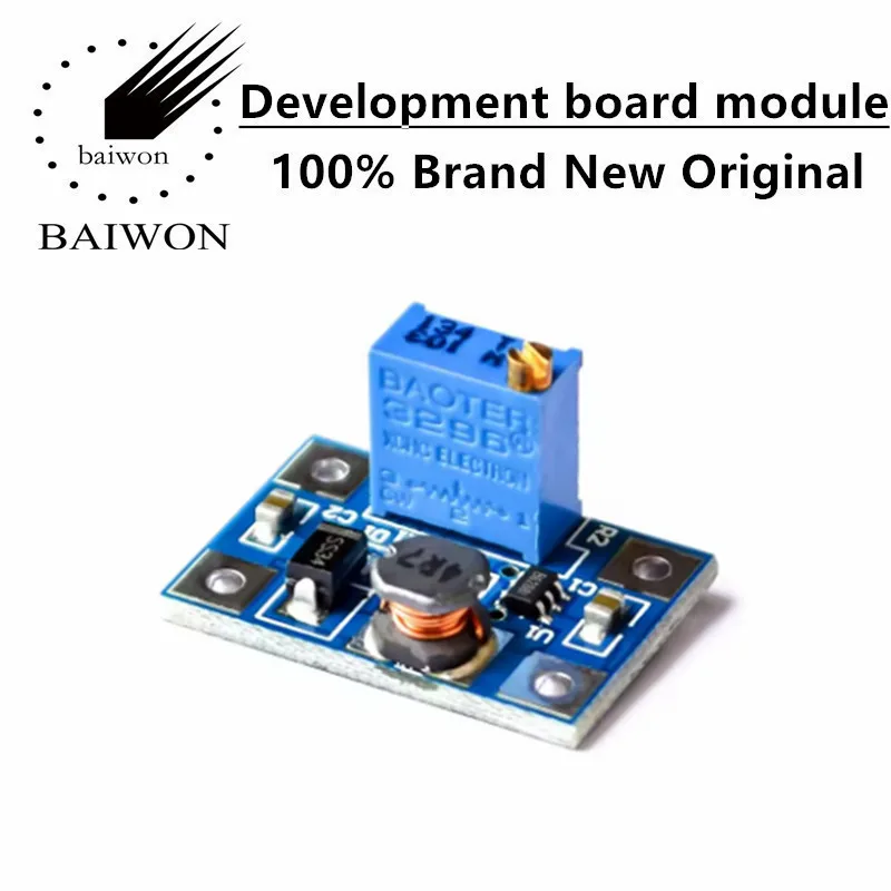 SX1308 einstellbares Boost-Modul, Hochstrom-2A-Leistungsmodul, DC-DC-Boost-Modul