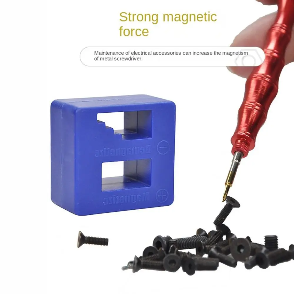 In 1 Efficient Magnetiseren Machine Screwdriver Screw Bit Batch Head Fast Magnetizing Magnetizer Pick Up Tool Demagnetizer Tool