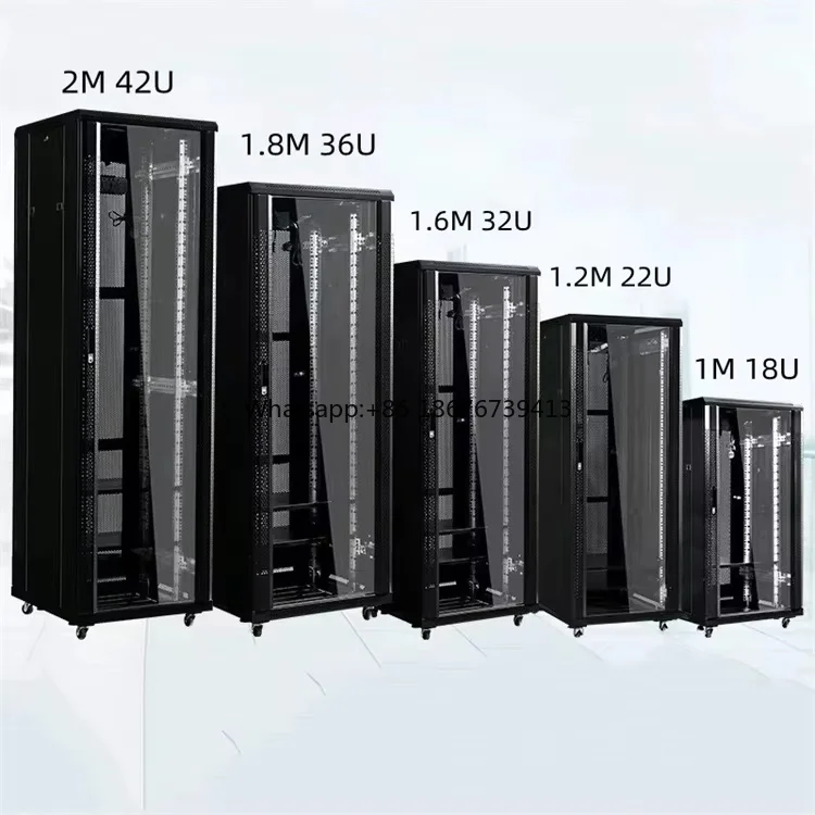 4u 6u 9u 12u 15u 24u 42u 47u Network Cabinet 19 Inch Indoor Cold Rolled Steel Rack Mount Server Rack Network Cabinet