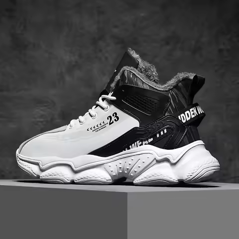 men boots 2025 New Winter Slippers Warm Men Shoes Waterproof Non-Slip Plush Sneakers Male tenis shoes Boots Men Sneakers Winter