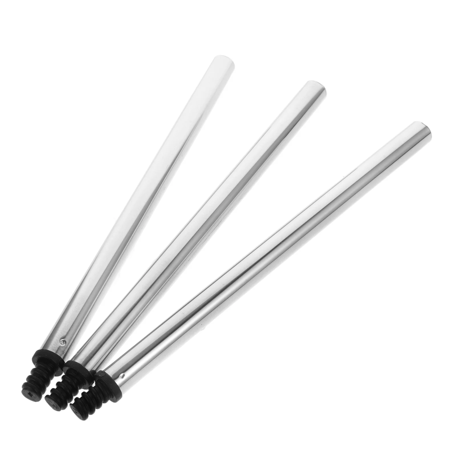 3 Pcs Toilet Brush Accessories An Fittings Screw Connector Scrub Handles Sticks Pole Attachments Appendix Replace