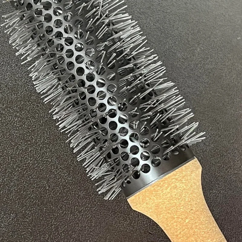 Per Dyson Round Comb Hair Styling spazzola per capelli pettine capelli ricci Round Barrel Hair Comb Salon Styling Tool manico in metallo