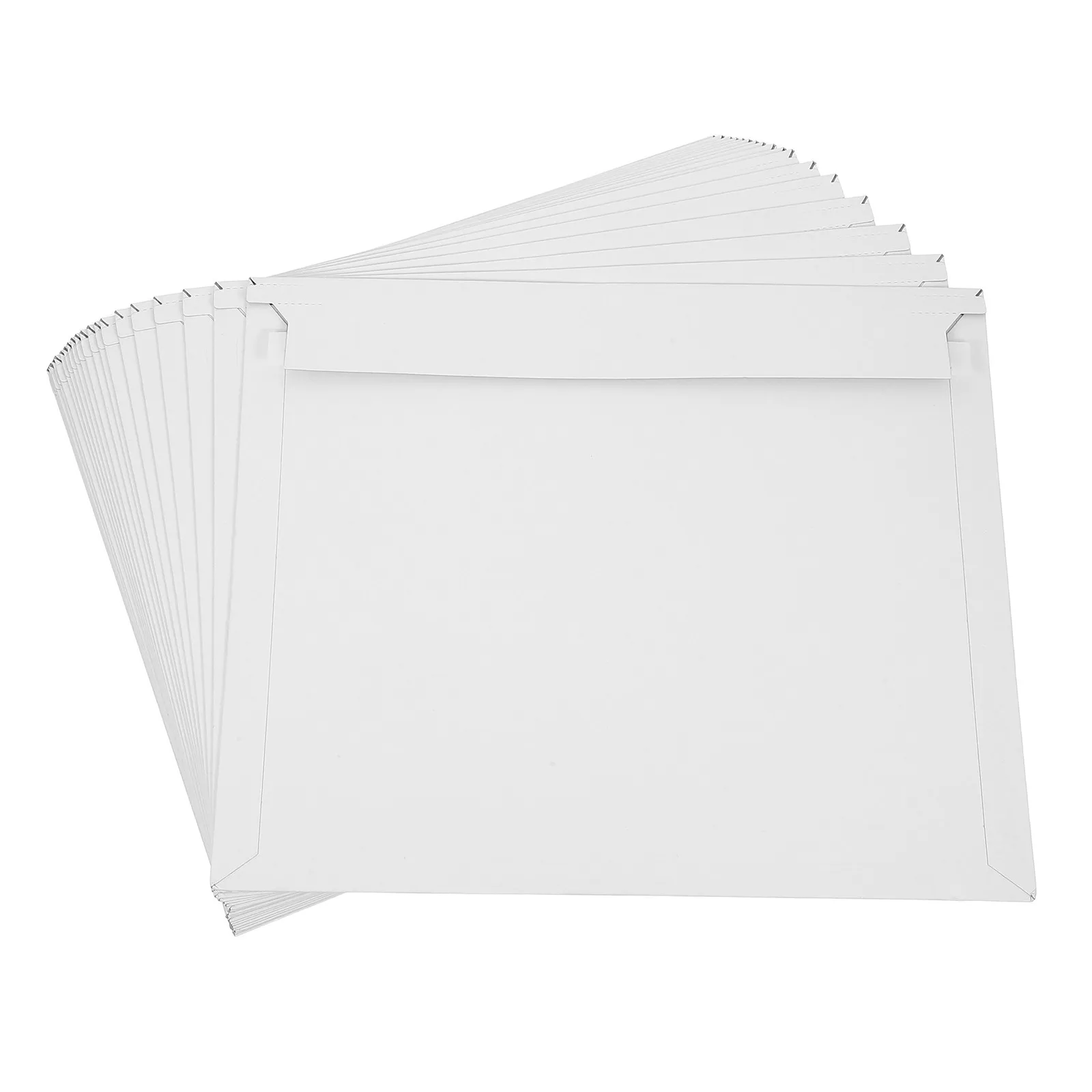 20pcs Document Mailers Paper Envelopes Self-Sealing Flap For Shipping Photos Magazines Art Prints Documents Rigid Waterproof
