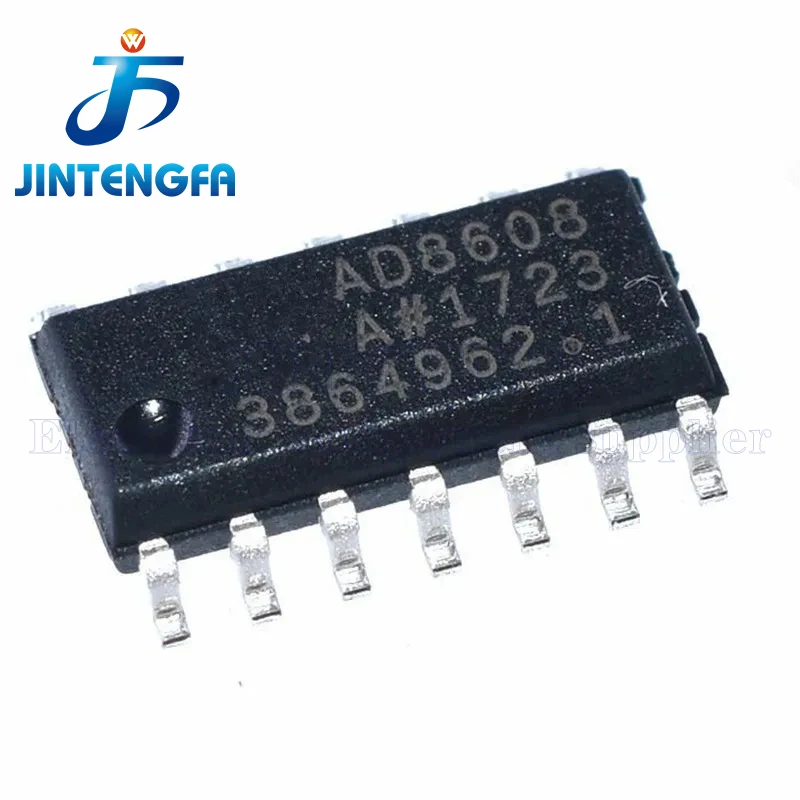 SMD AD8608ARZ AD8608ARZ-REEL7 SOIC-14 Precision CMOS Rail-to-Rail Operational Amplifier Chip