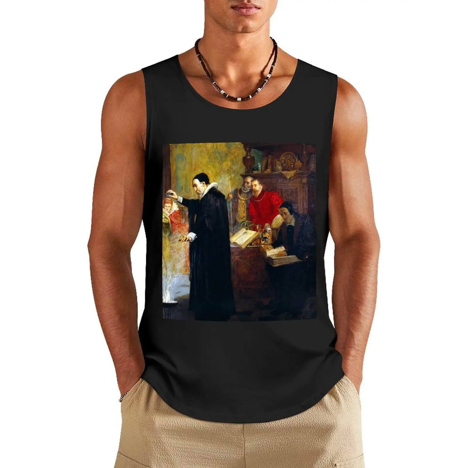 John Dee and the Enochian Keys Tank Top cute tops Men's sleeveless gym shirts