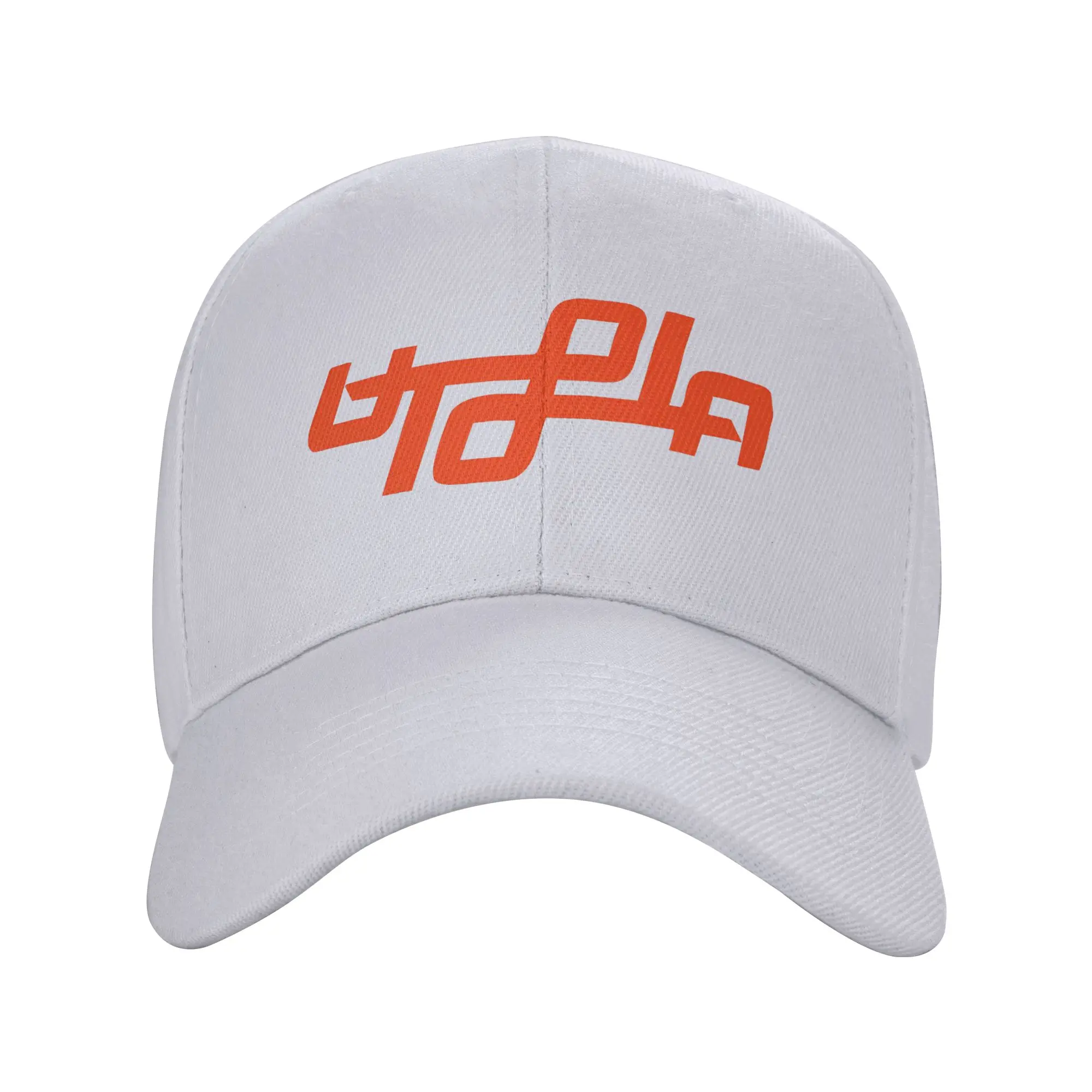 Fashion Casual Utopia La Flame Curved Brim Baseball Cap Collegiate Style Cap Women's