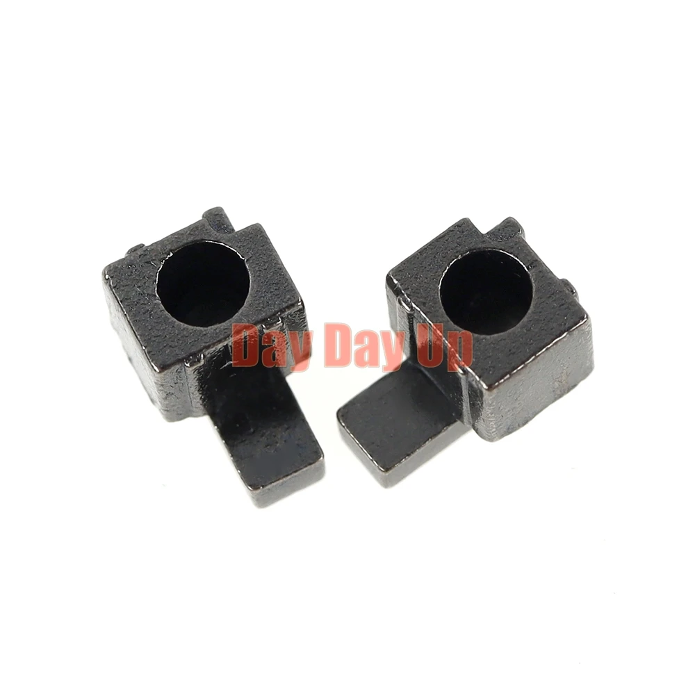 1 مجموعة معدن البلاستيك الأسود اليسار اليمين المنزلق مشبك قفل مزلاج قوس لنينتندو سويتش الفرح كون فضفاض إصلاح مشبك قفل #5