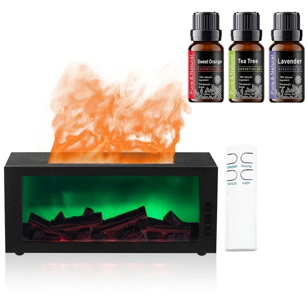 Ultrasonic Air Humidifier & Oil Diffuser Quiet Operation, 7-Color Mood Light, Aromatherapy for Home & Office