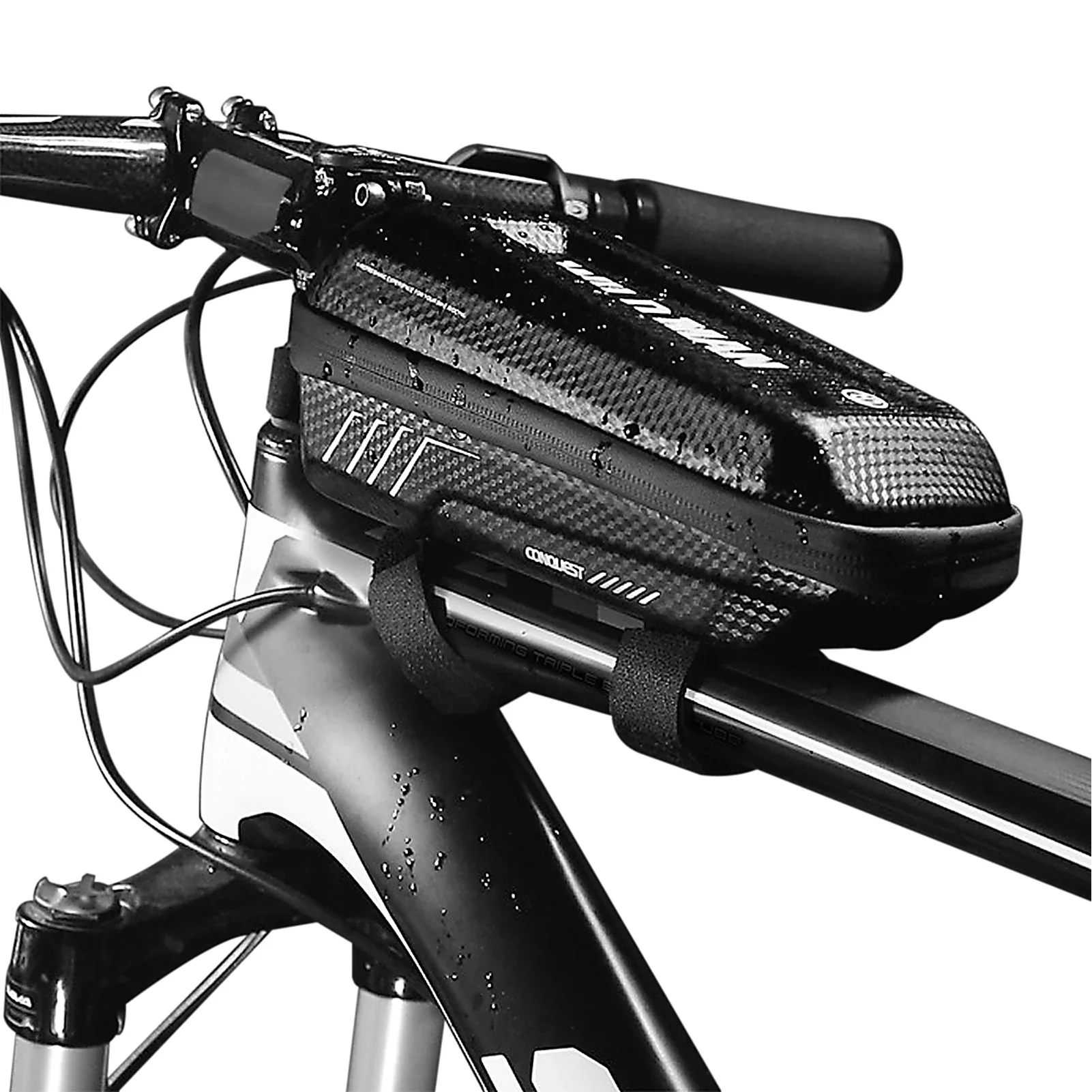 

Cycling Bike Bicycle Top Front Tube Bag Waterproof Frame Bag Big Capacity MTB Bicycle Pannier Case Bike Accessories