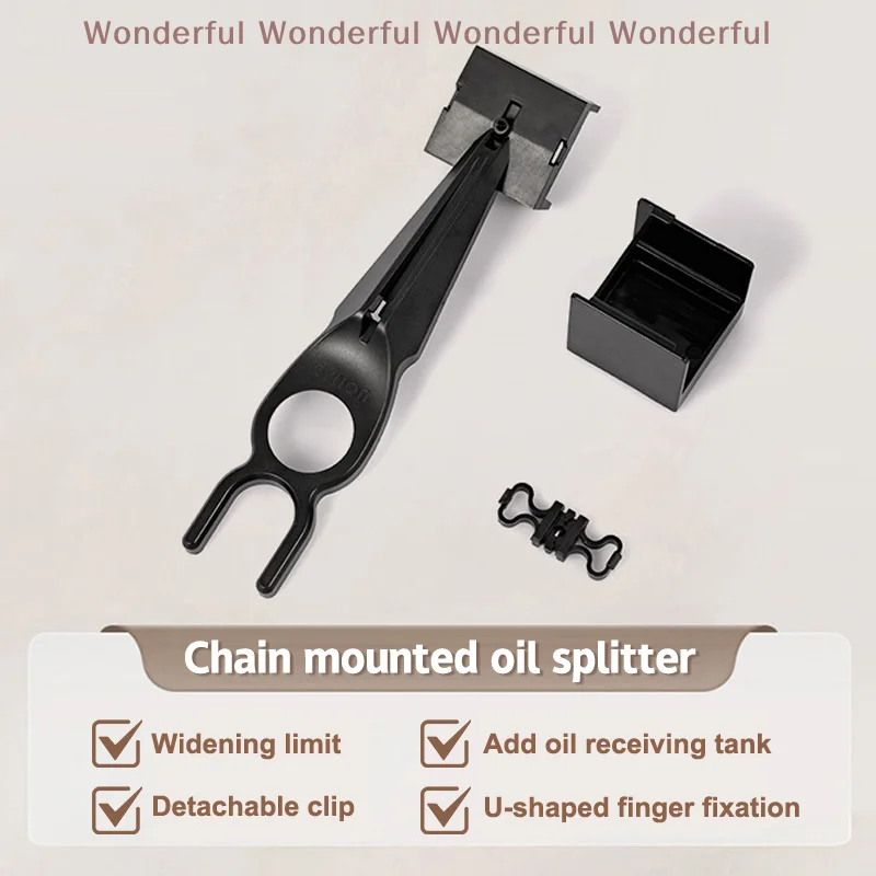 

Motorbike Chain Wax Application Accessory; Mess-Free Chain Oiler Spray, Cleaner Unit for Cycles.