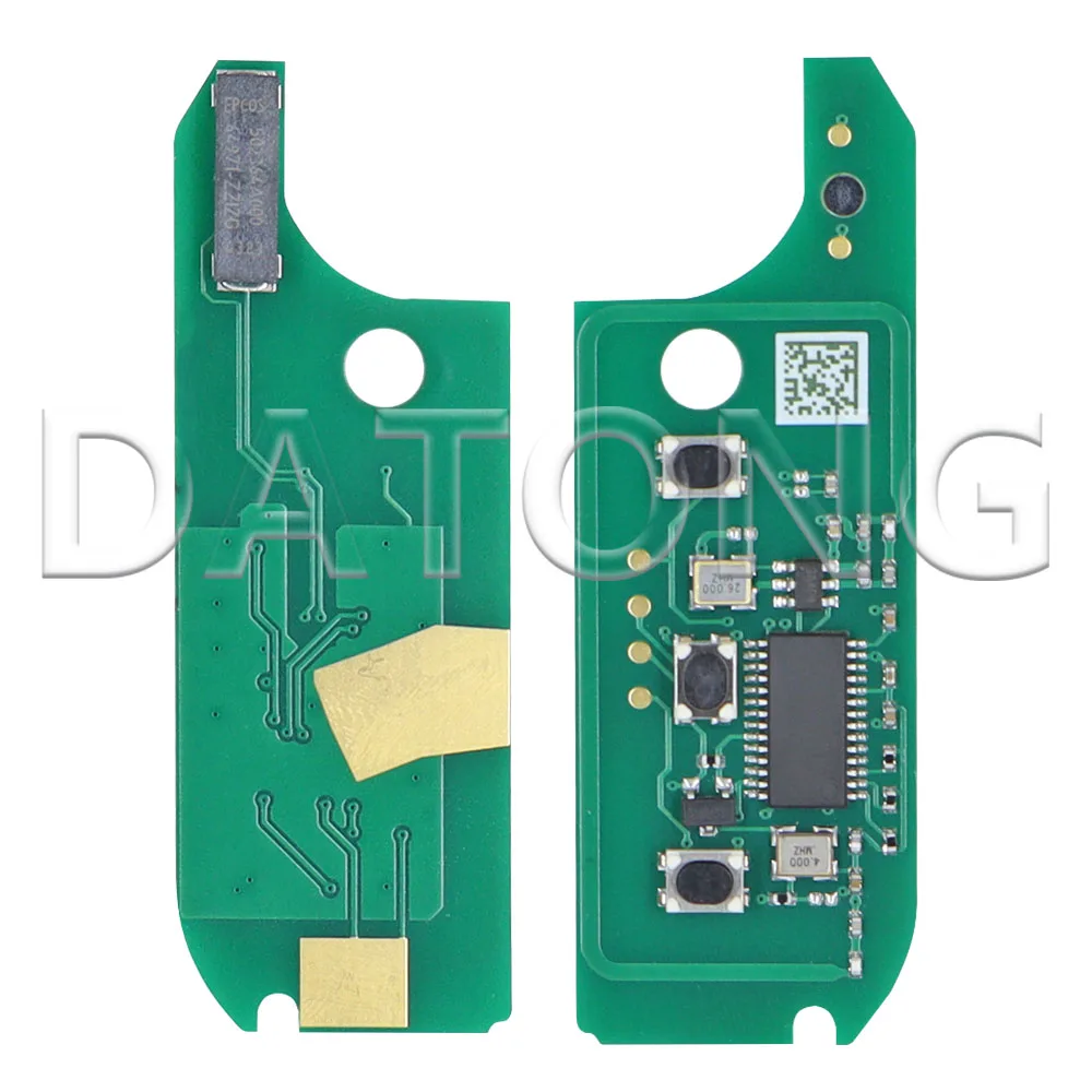 Datong World 4A Chip 433MHz A2C86460000 SIP22 Blade Flip Car Remote Key Or PCB Board For Fiat Mobi Uno Fiorino E Mais Strada