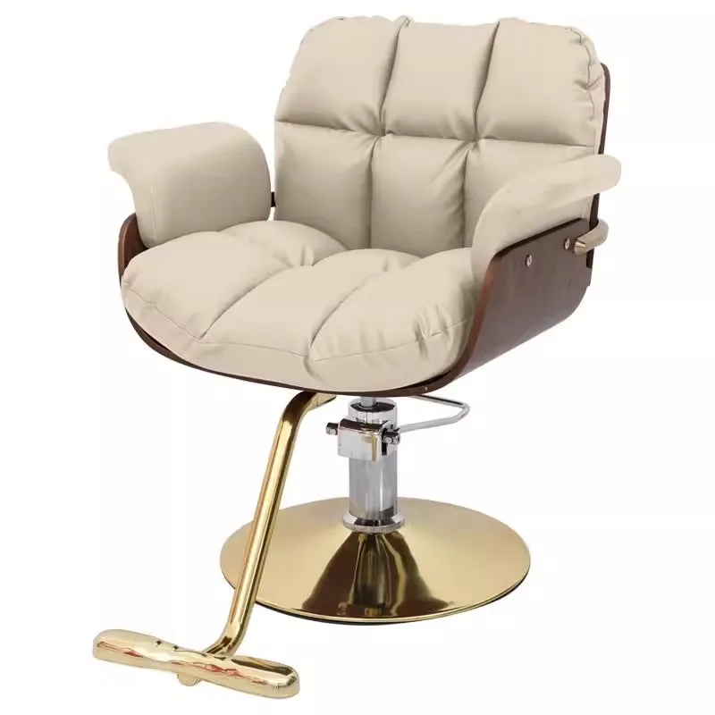 プロ用メイクアップバーバーチェア、サロンヘアバーバーチェア、ヘアスタイリストカット用シラ・デ・バルベリア、ヘアサロン家具