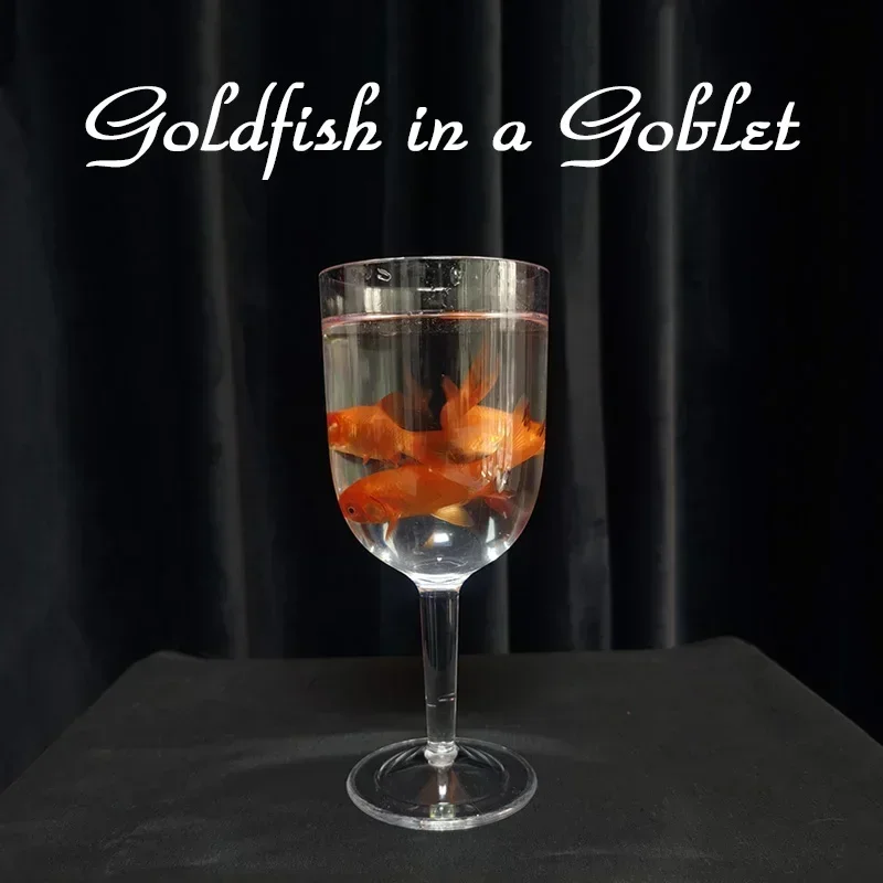 

Goldfish in a Goblet Fish Appear from Empty Cup Stage Magic Tricks Magia Magie Magicians Prop Accessory Illusion Gimmick