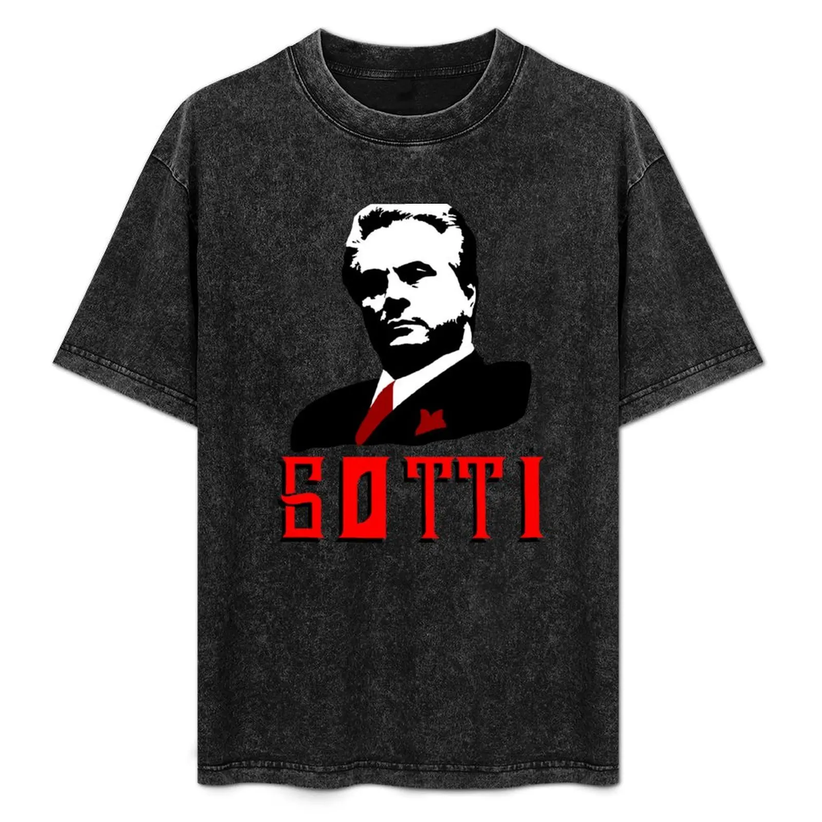 

Dapper Don Gotti T-Shirt Basic Plain Tee for Spring and Summer