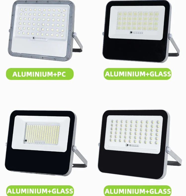 Solar Outdoor Waterproof Reflector Flood Light with Remote Control Emitting Diode