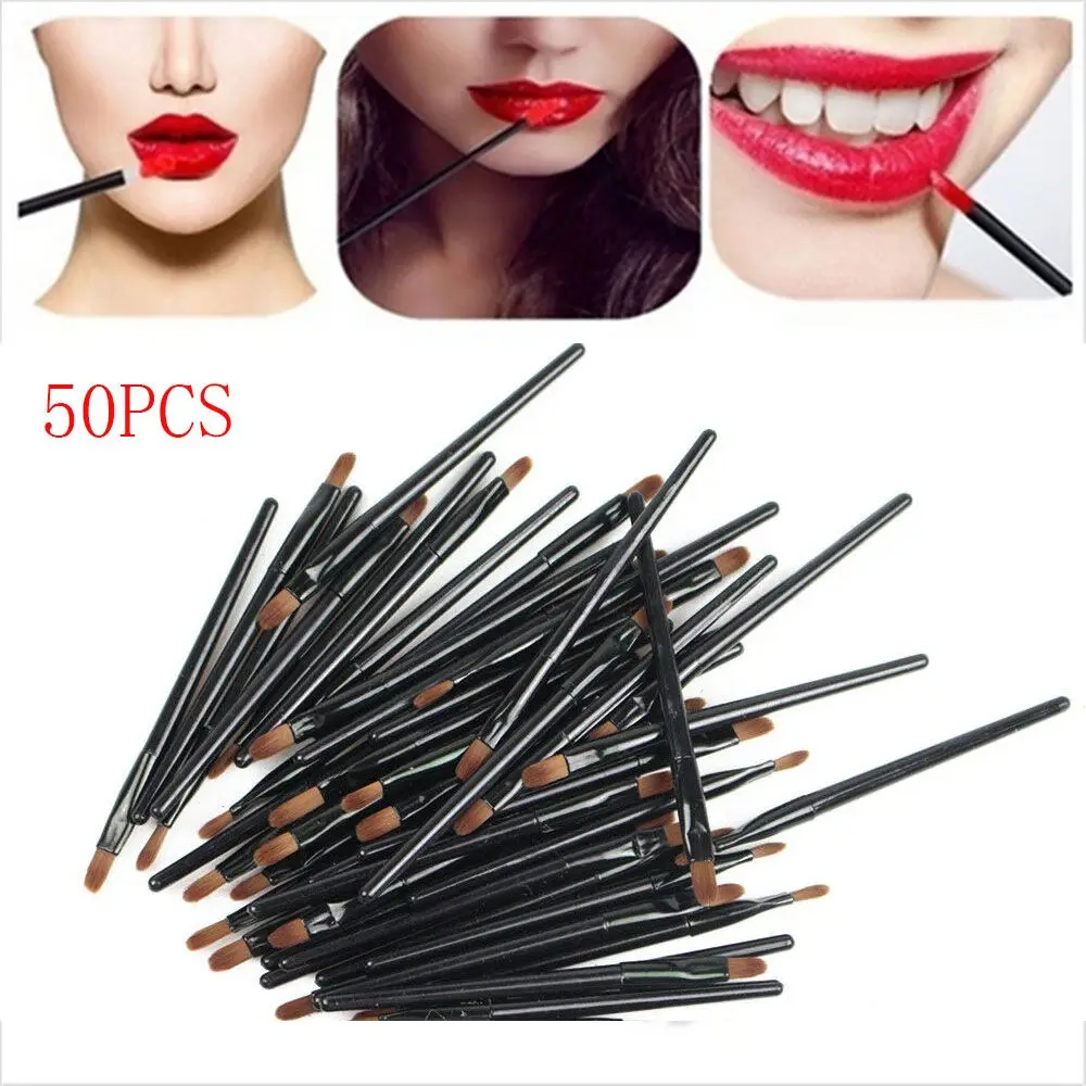 Professional Beauty Tool Disposable Lip Brush Cosmetic Brush Eyebrow Brush Makeup Brush