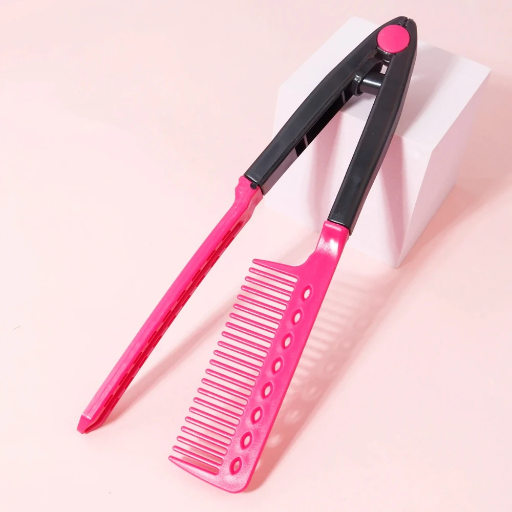 V-Shaped Straight Hair Brush, Salon Quality