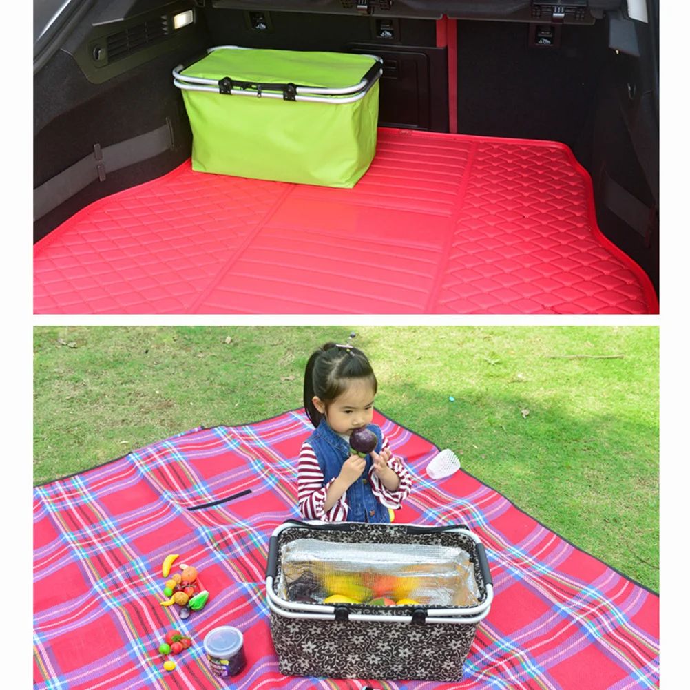 

Large Cooler Bag Insulated Lunch Box Picnic Tote Thermal Bag For Camping Travel School Outdoor Green Spacious Food Safe Portable