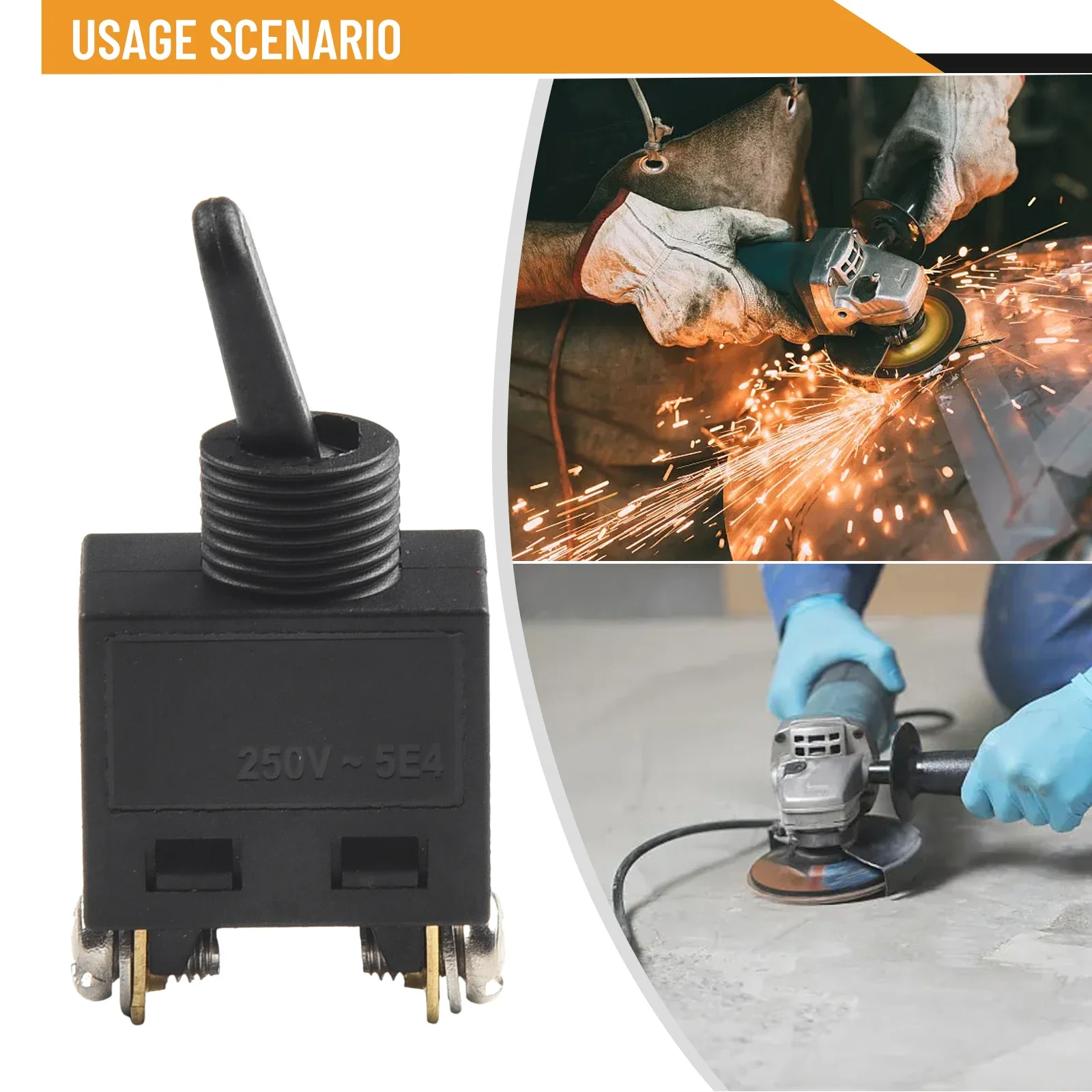 Electric Grinder Push Button Switch Angle Grinder Switch Power Tool For 651403-7 651433-8 9523 Switch