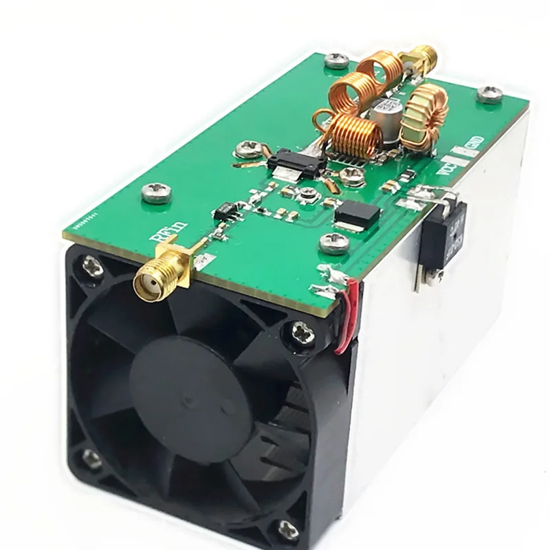 مضخم الترددات اللاسلكية AEF7-315 ميجا هرتز، مضخم طاقة UHF 25 وات، 280-350 ميجا هرتز، 12-18 فولت، نقل مكبر كهربائي
