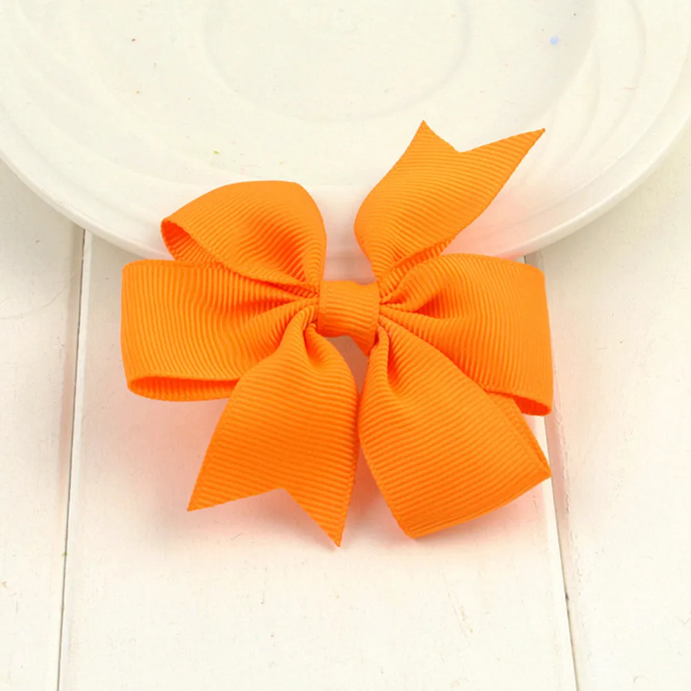 

20pcs Bow Hair Clips Girls Baby Ribbon Bows Hairpin Accessories Children Ponytail Holder Little Girl Barrettes