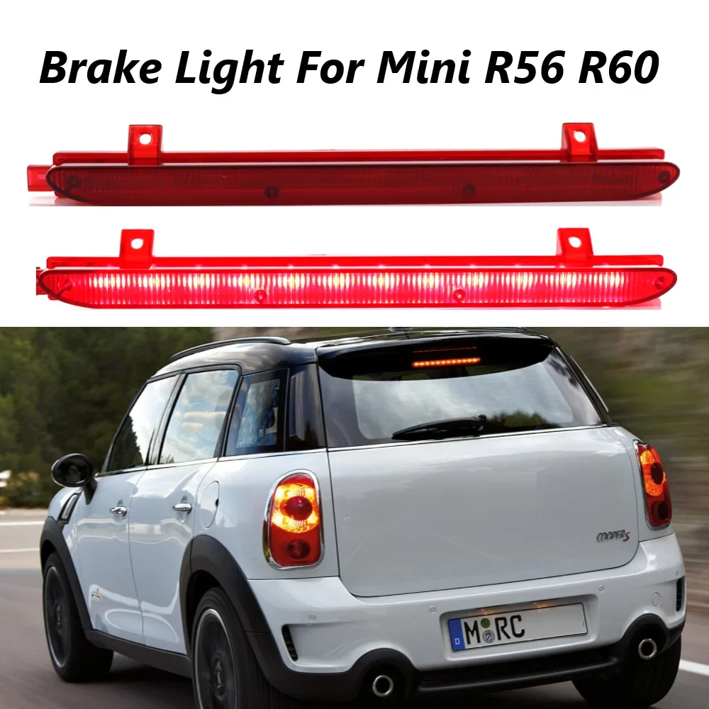 Red LED High Mount Stop Signal Lamp Third Tail Brake Lights Fit For Mini Cooper R56 R60 Car Accessories 2751575/63212751575
