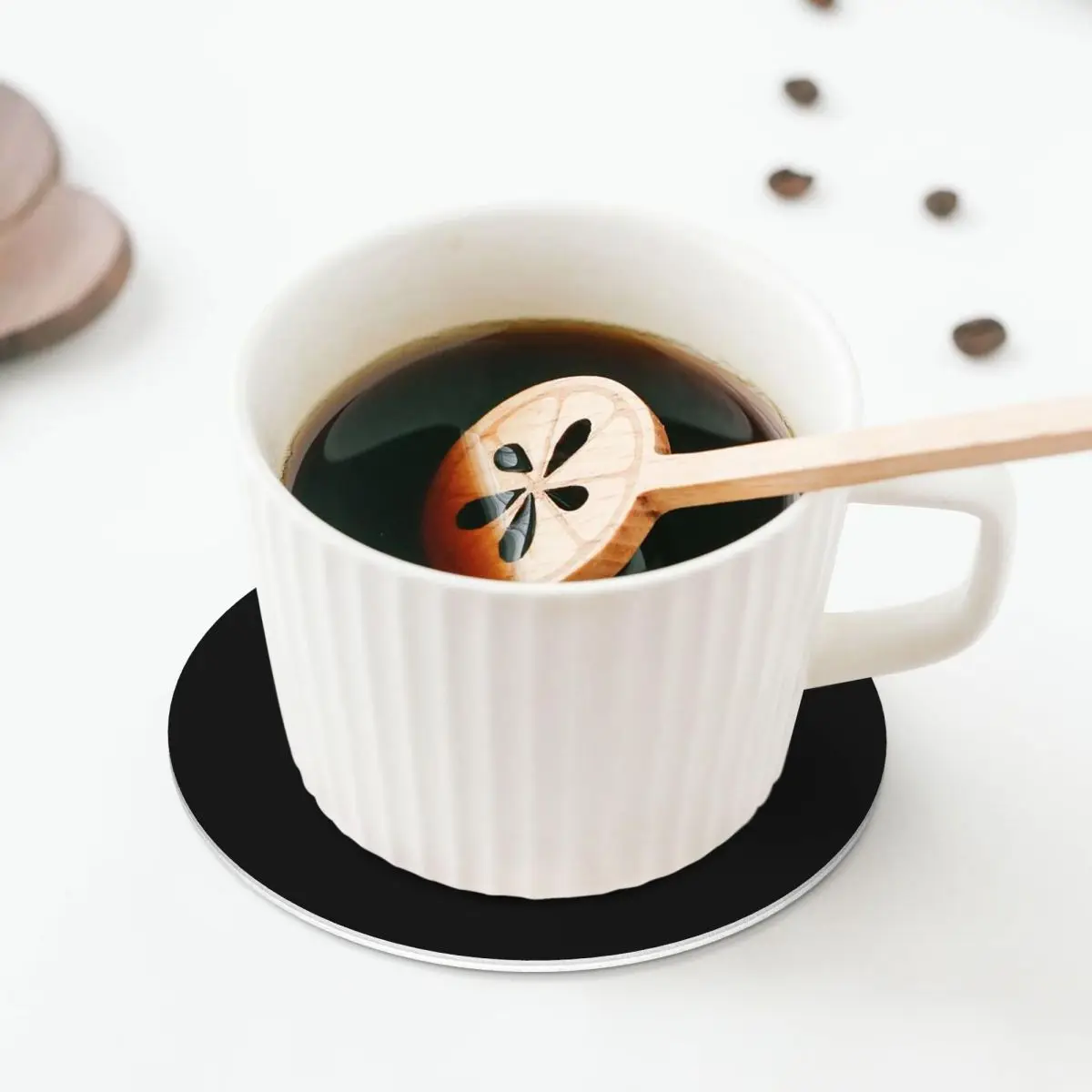 Amiga Psygnosis Owl Coasters Kitchen Placemats Waterproof Insulation Cup Coffee Mats For Decor Home Tableware Pads Set of 4