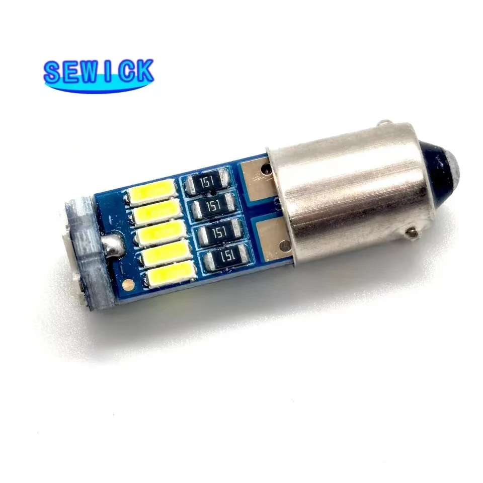 مصابيح ليد t4w t2w tw ba9s ، أبيض ، 15-smd ، t11 h6w ، ضوء قبة داخلي ، قراءة ، باب ، مصباح خلوص ، جذع 12v ،