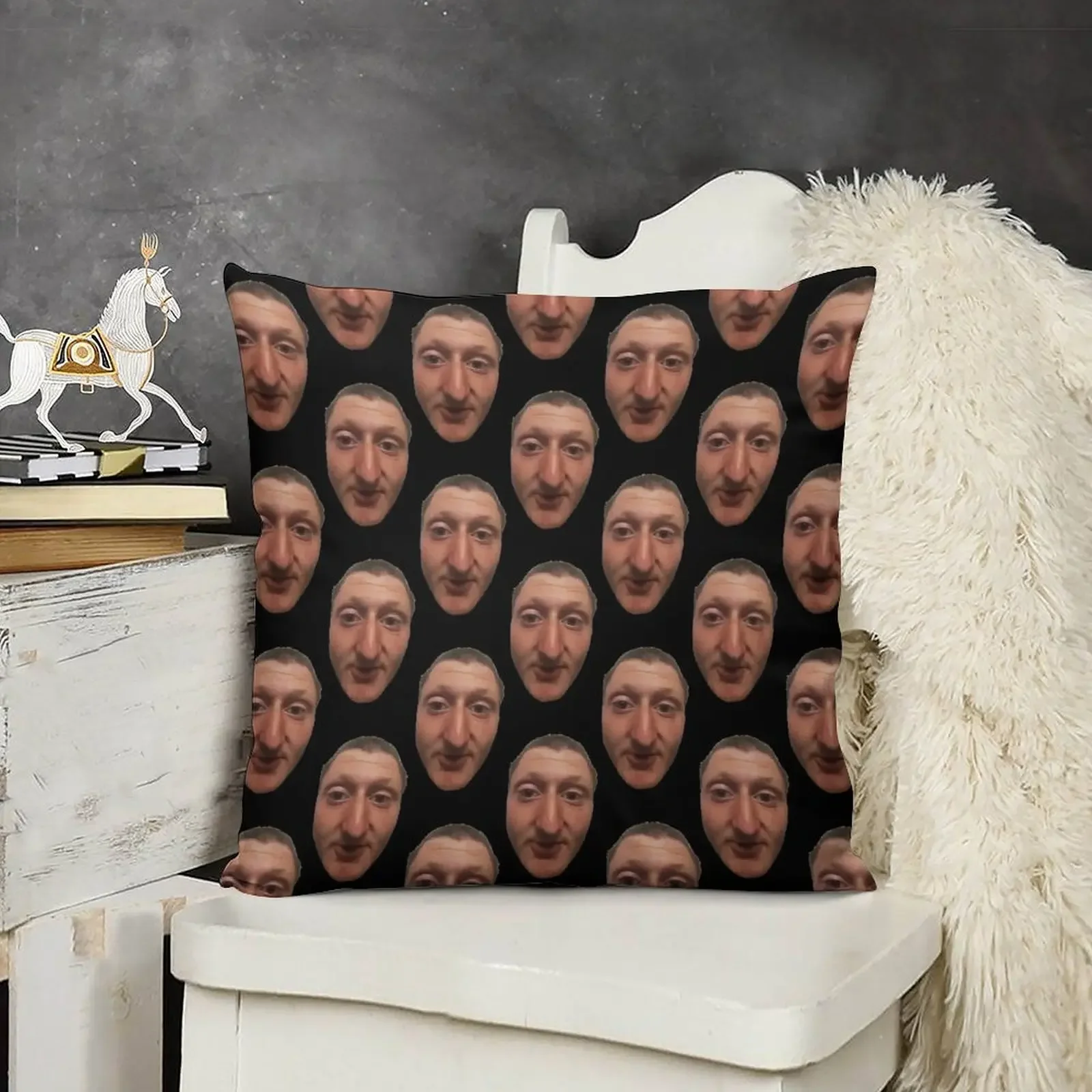 

Daniel Larson Head Throw Pillow Pillow Cases Anime Sofa Cover pillow