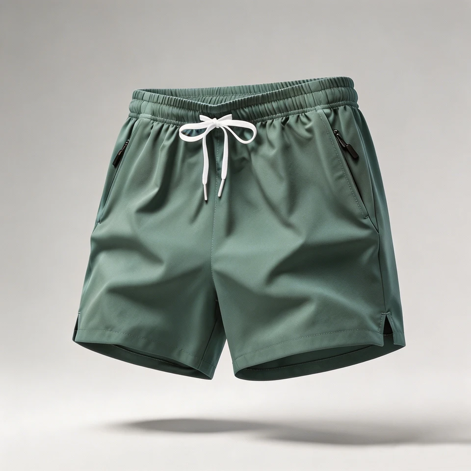 Men's Quick Dry Running Shorts with Drawstring and Zip Pockets - Ideal for Athletic Workouts and Gym Sessions, image 5