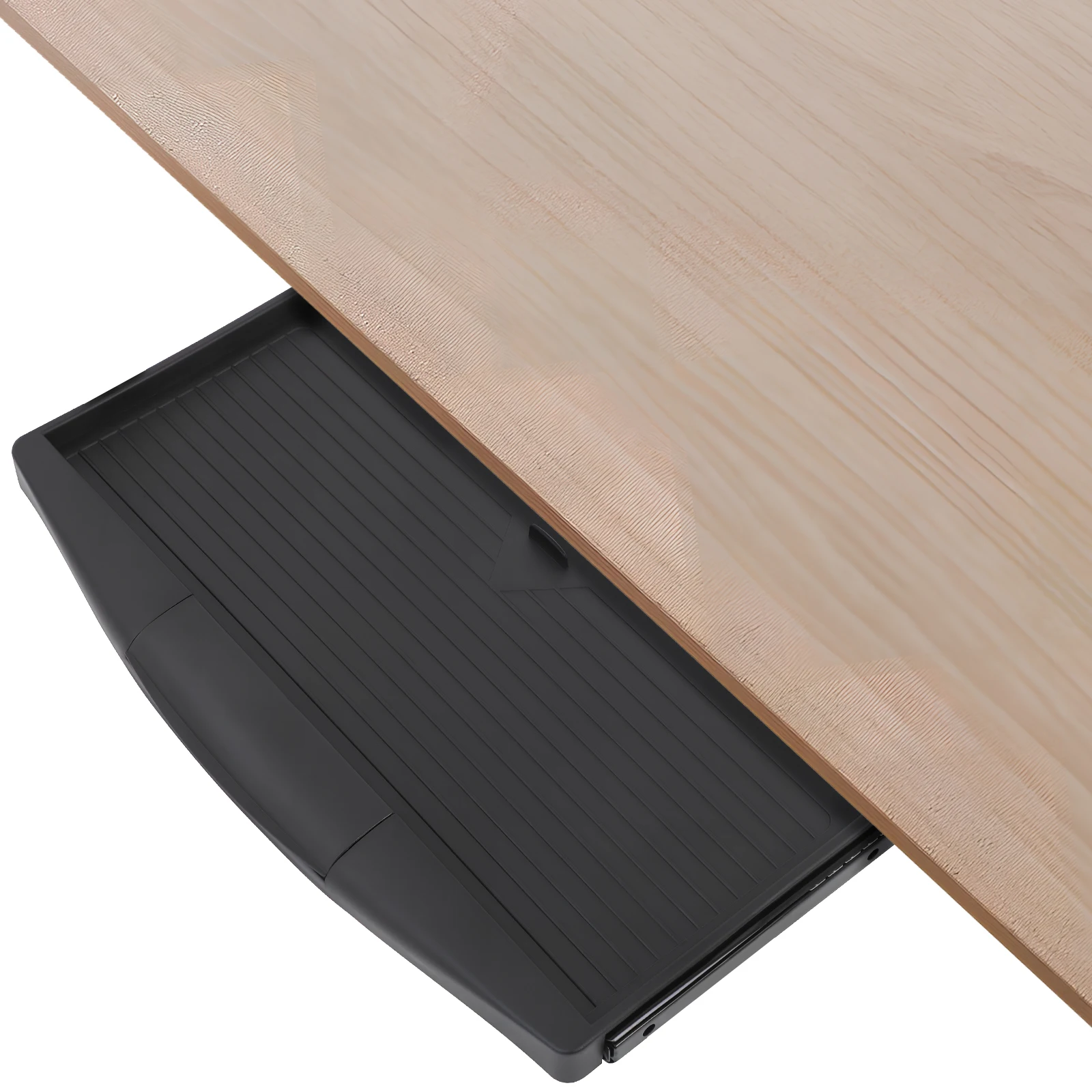 

Computer Keyboard Stand Desktop Office Drawer Hide Storage Tray under Small Table Work