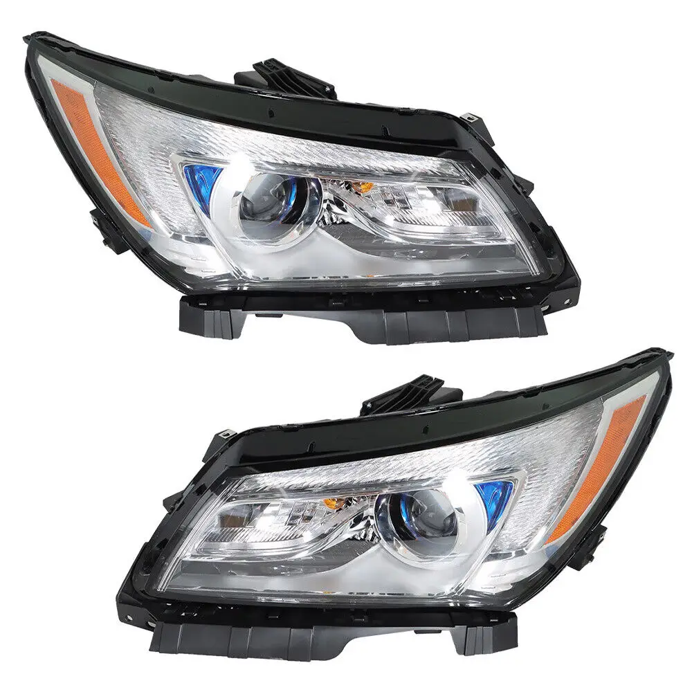 

Halogen W/ LED DRL Projector Headlights Headlamps Assembly Set for 2014-2016 Buick LaCrosse 2014 2015 2016 Driver+Passenger Side