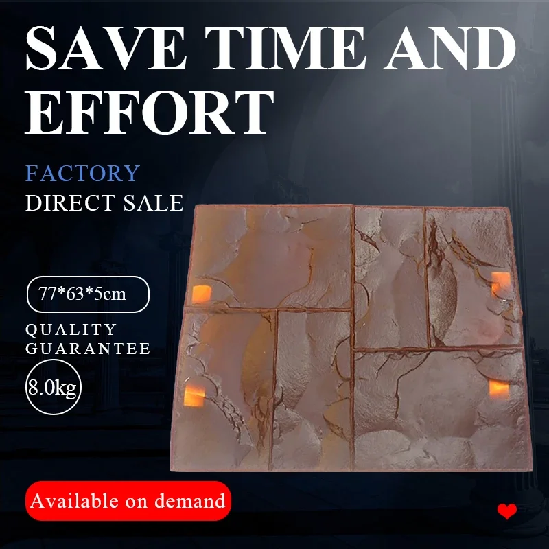 Decorative Wall Veneer Stone Mold Silicone Mould for Cement Embossed Floor Concrete Road Construction Printing Material