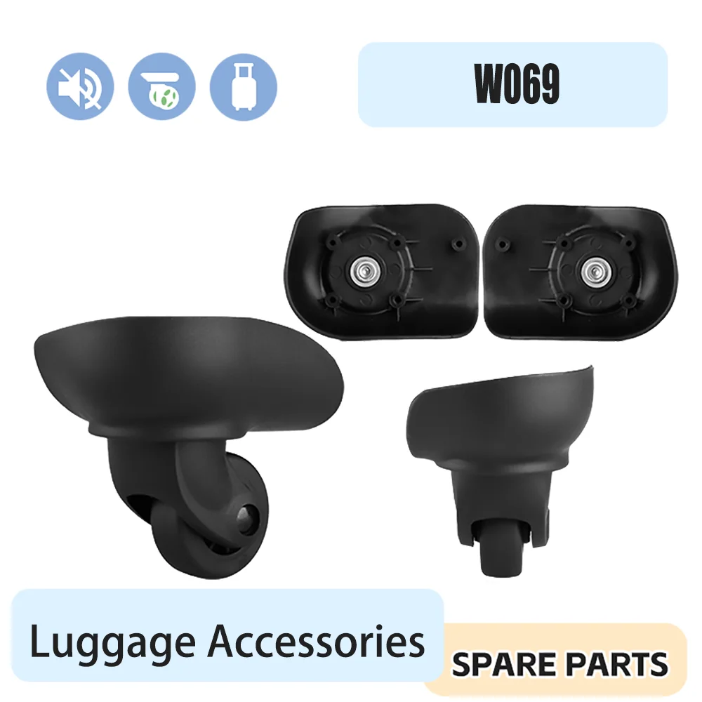 

Spare Part Silent Caster Wheel Universal Replacement For W069 Suitcase Luggage Trolley Bag Smooth Roll